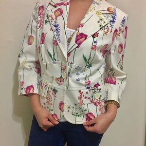 Ann Taylor Loft Floral Blazer